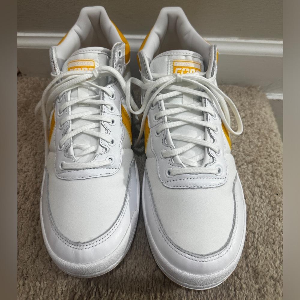 Yellow Convers shoes